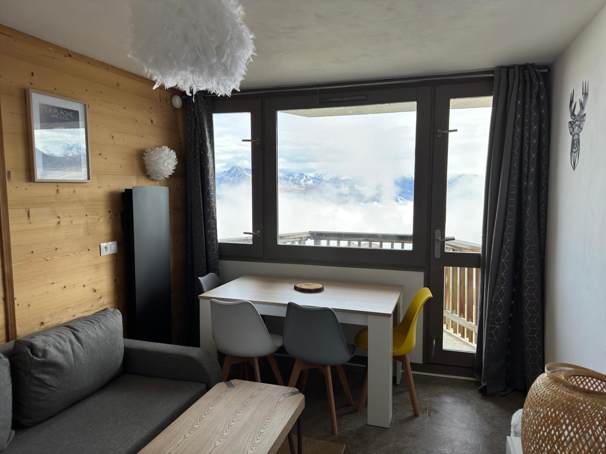 Paquebot Des Neiges - Appartement 4 Personnes - Vue Mont Blanc Ла-Плань Екстер'єр фото